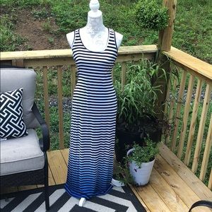 Striped maxi dress